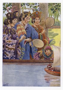 Ilustrace pro Gullivers Travels od Onfray de Breville Job