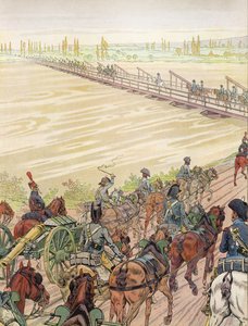 Napoleon překročil Rýn, 1. října 1805 od Onfray de Breville Job