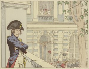 Napoleon vidí krále Ludvíka XVI. podruhé, 20. června 1792 od Onfray de Breville Job