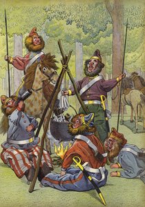 Kozáci v Paříži v roce 1814