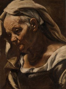 Hlava staré ženy, po roce 1610. od Orazio Borgianni