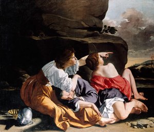 Lot a jeho dcery od Orazio Gentileschi