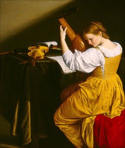 The Lute Player, c.1612-20 (olej na plátně)
