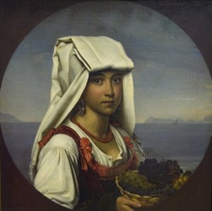 Neapolská dívka s ovocem, 1831