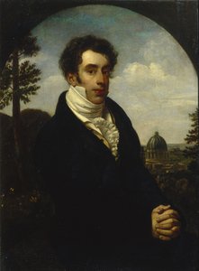 Portrét prince Alexandra Michajloviče Golitsyna 1798-1858, 1819 od Orest Adamovich Kiprensky
