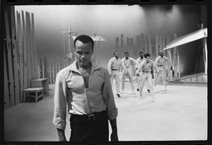 Harry Belafonte na natáčení televizního speciálu od Orlando Suero
