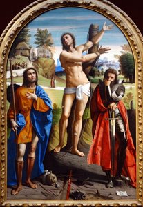 Svatí Sebastian, Roch a Demetrius