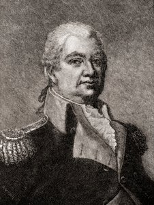 Henry Knox, z Historie naší země, vydané 1905 (dřevoryt)