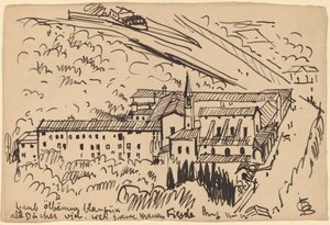 Fiesole, klášter S. Domenico od Oscar F. Bluemner