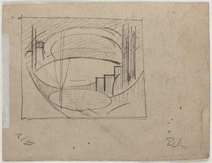 Studie pro "Soho" (verze) od Oscar F. Bluemner