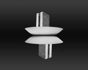 Brasilia, Národní kongres od Oscar Niemeyer