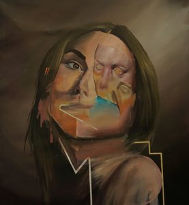 Pure, 2021-23 (olej na plátně) od Oscar Nin