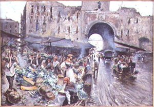 Port Nolano, Neapol od Oscar Ricciardi
