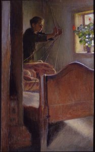 "Kolíbka"" Obraz od Osipa Braze (1872-1936) 1894 Státní muzeum umění, Oděsa