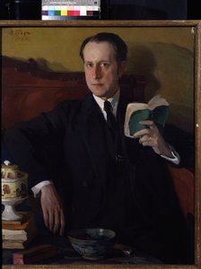 ""Portrét litevského umělce Mstislava Dobužinského (Dobujinského) (1875-1957)"" Malba Osipa Emmanuiloviče Braze (1872-1936) 1922 Muzeum soukromých sbírek v Muzeu výtvarných umění A. Puškina v Moskvě
