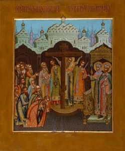 Povýšení sv. Kříže, konec 19. století. od Osip Semionovich Chirikov