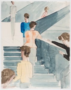 Schodiště Bauhaus od Oskar Schlemmer