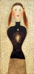 Postava zepředu od Oskar Schlemmer