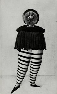 Z jeviště v Bauhausu Jeviště v Bauhausu, 1925. od Oskar Schlemmer