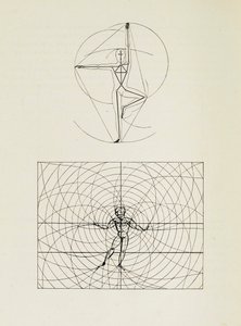 Z jeviště v Bauhausu Jeviště v Bauhausu, 1925. od Oskar Schlemmer