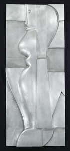 Reliéf H. Abstraktní obrázek, 1919 (hliník) od Oskar Schlemmer