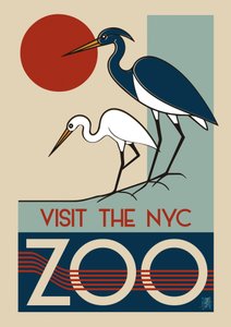 Zoo v New Yorku ve stylu art deco od Osvaldo Russo