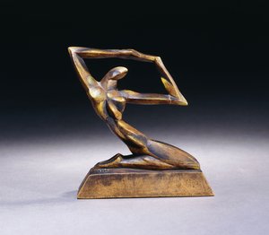 klečící; Klečící, kolem roku 1920 od Oswald Herzog