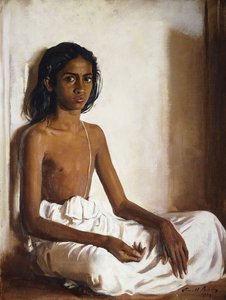 Indiánský chlapec od Oswald Hornby Joseph Birley