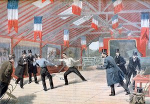 Tragic Duel: The Death of Monsieur Harry Alis, 1895 od Oswaldo Tofani