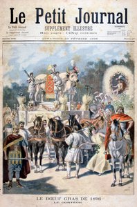 Slavnosti vykrmeného vola v Paříži, 1896 od Oswaldo Tofani