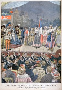 Slavnost oblíbená u Paula Deschanela, prezidenta Francie, 1900. od Oswaldo Tofani