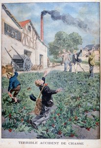 Nehoda při lovu, 1900 od Oswaldo Tofani