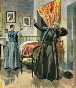 Vražda abbého Paula De Broglie, 1895 (Ilustrace)