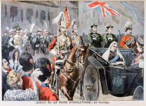 Procesí, diamantové jubileum královny Viktorie, 1897 od Oswaldo Tofani