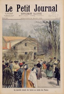Nový dům divoké kočky v Jardin des Plantes, z „Le Petit Journal“, 31. března 1895