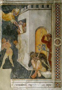Miracle of Saint Augustine, nevinný vězeň je propuštěn (Fresco