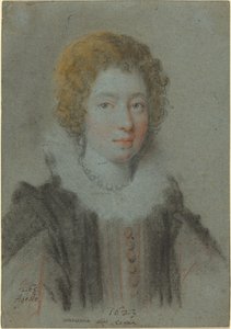Portrét dámy od Ottavio Leoni