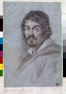 Portrét Michelangela Merisi da Caravaggio (pastel na bristolské desce, cca 1621)