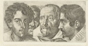 Portrét van Cosimo Orsino, Cesare Bartolotti, Sigmund Laire a další portréty van Ottavio Leoni od Ottavio Mario Leoni