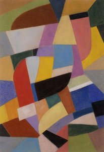Složení; Komposition, cca 1935-1937 (pastel na papíře)