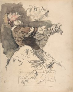 Studie tanečnice, konec 19.-začátek 20. století.