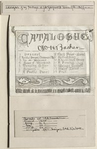 Katalog mých obrazů v J. W. Sargents, Cleveland, 17. prosince 1877, 1877. od Otto H. Bacher