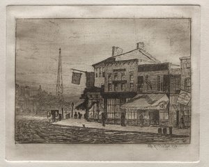 Eagle Street a Woodland Avenue, 1878. od Otto H. Bacher