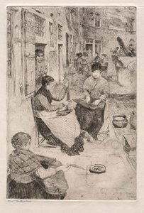 Lepty z Benátek: Navlékače korálků, 1882.