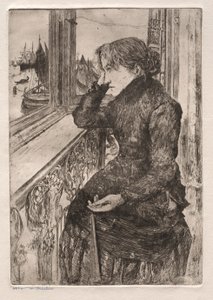 Etchings of Venice: Beautiful View, 1882. od Otto H. Bacher