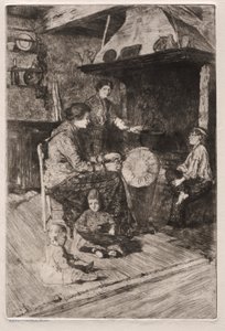 Lepty v Benátkách: Tvůrci krajek, 19. století.