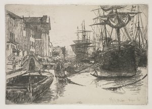 Základy Zattere, 1880.
