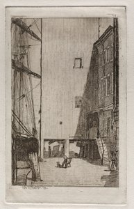Loď a výtah, 1878. od Otto H. Bacher