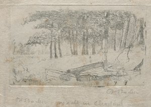 Skica z přírody, 1879. od Otto H. Bacher
