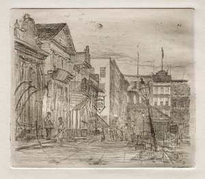 Southwest Corner, Public Square, Cleveland, 1878. od Otto H. Bacher